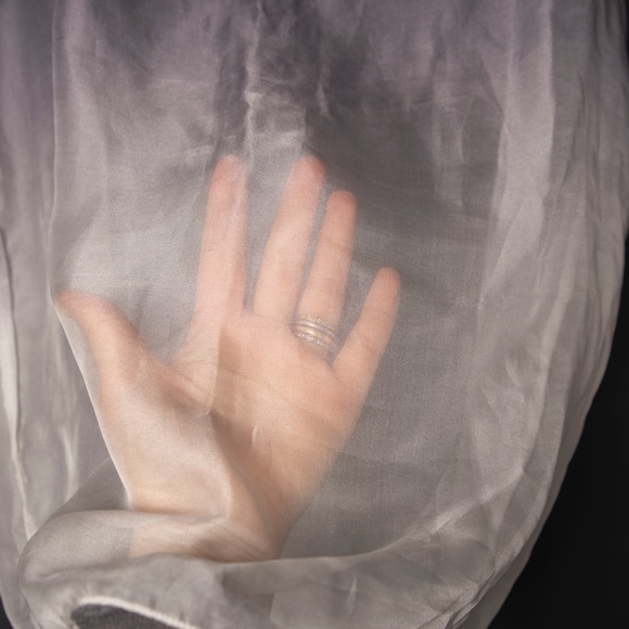 Sheer Ombre Tank Top Blouse - Picture 6 of 6